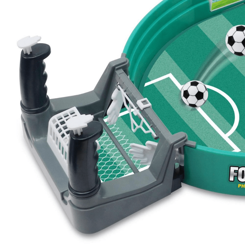 Fun Table Soccer Game Set With 2 Balls - No Need For Electricity, Durable High-Index Plastic, Perfect For Parties & Outdoor Play - Great Educational Gift For Boys