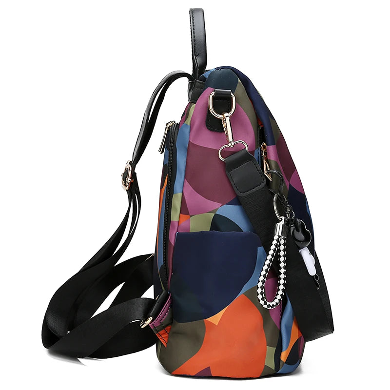 Fashion Backpack Women Oxford Cloth Shoulder Bags School Bags for Teenage Girls Light Ladies Travel Backpack Mochila Feminina