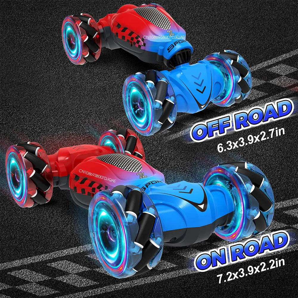 1:20 2.4GHz Remote Control Car Toy 4 Wheels Gesture Sensor Climbing Twist Drift Stunt Vehicle Toys for Boys Kids Children Gift